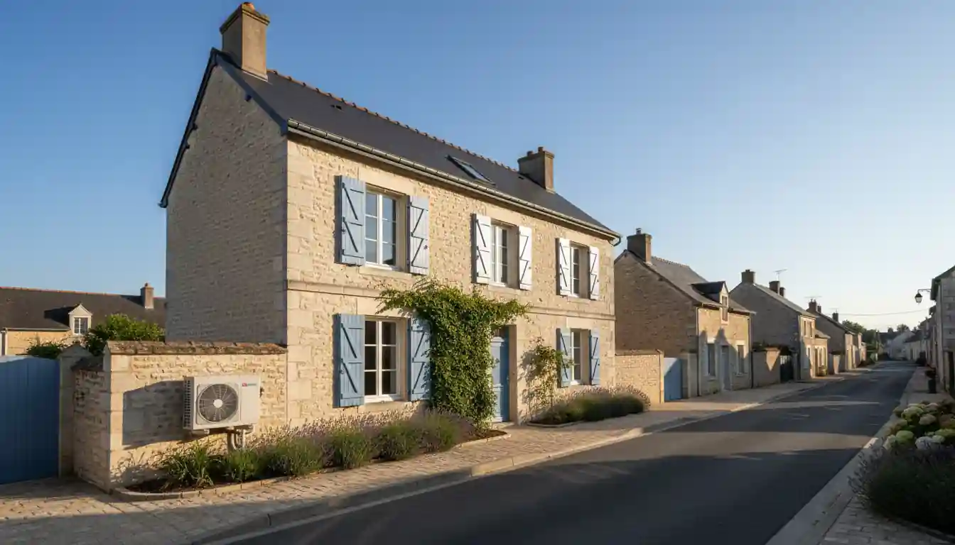 Installation pompe à chaleur à Vendœuvres